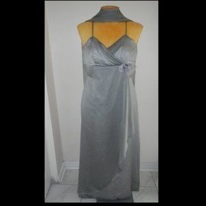 Silver Formal Gown, Medium